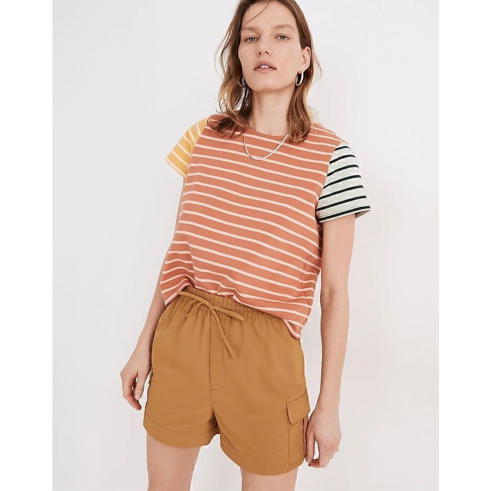 Madewell Ripstop Pull-On Cargo Shorts small